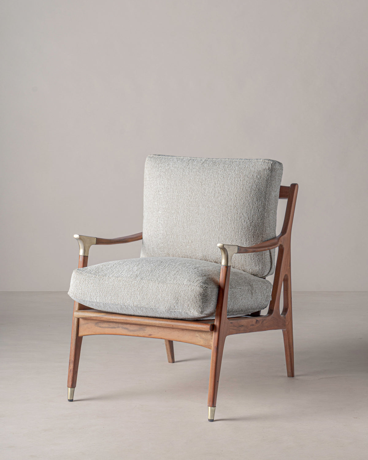 Warhol Wooden Upholstered Armchair