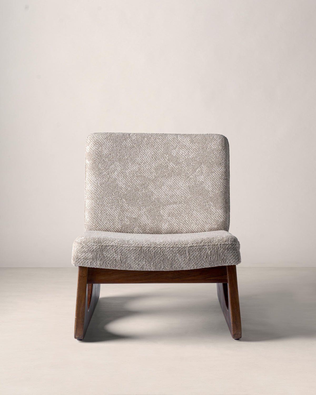 Picasso Wooden Upholstered Accent Chair