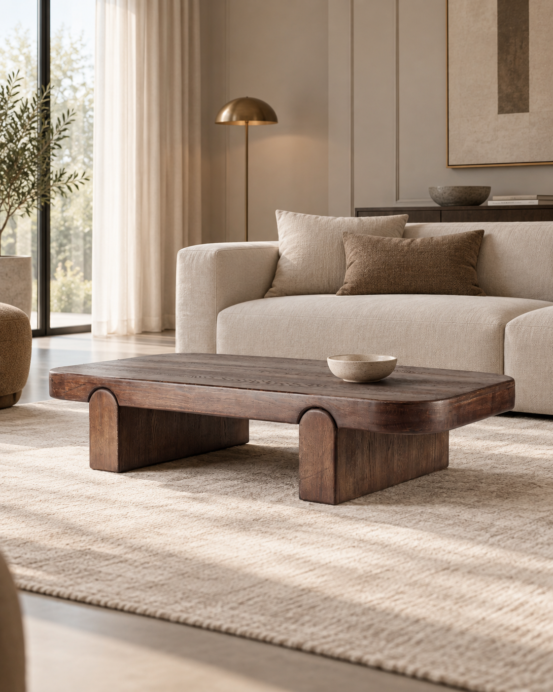 Shakespeare Wooden Coffee Table