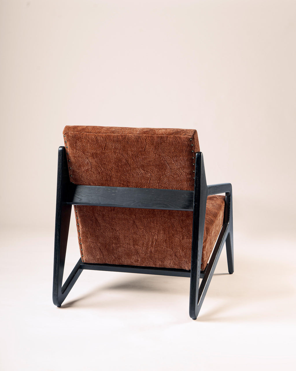 Frida Wooden Upholstered Armchair