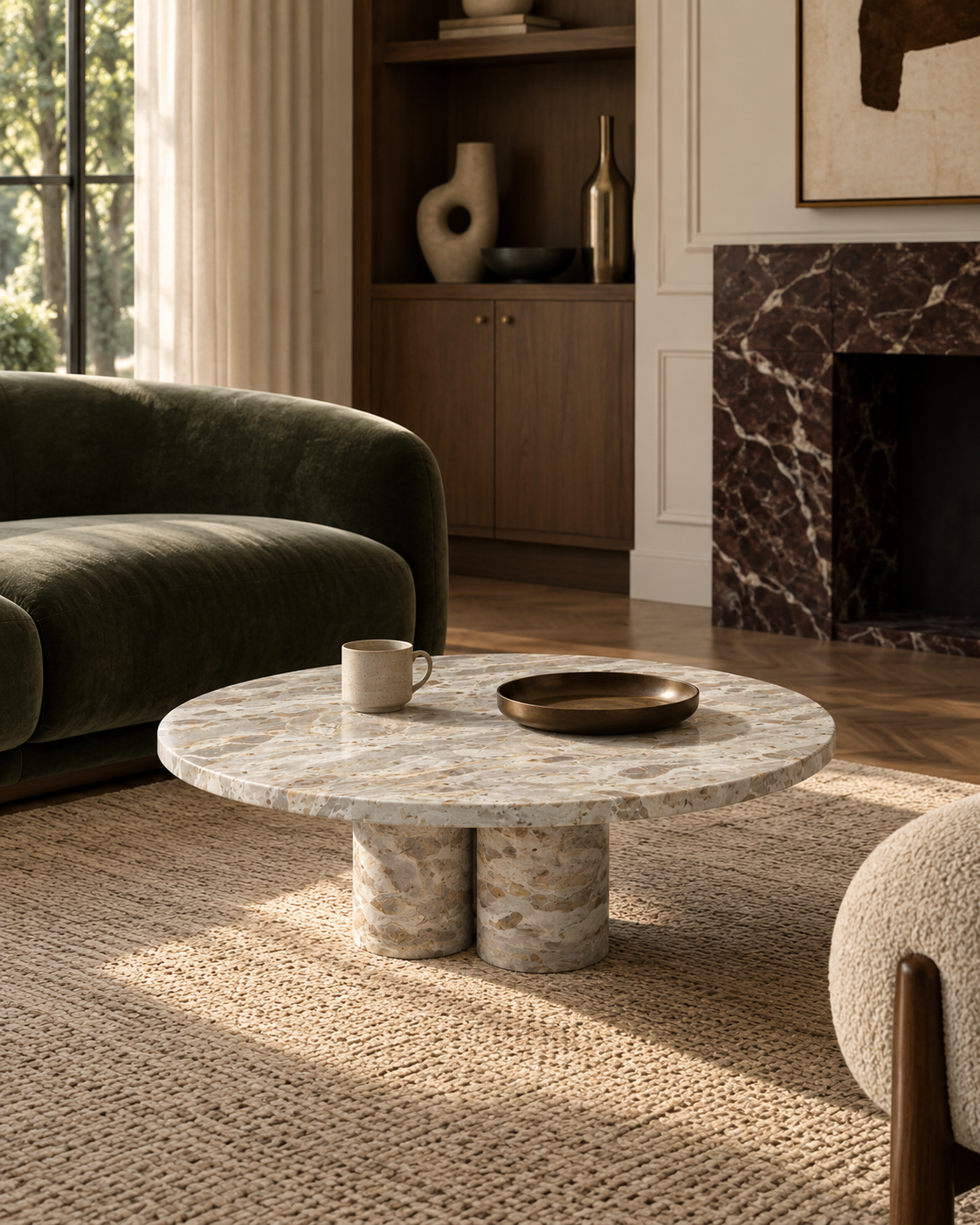 Rabindranath Stone Coffee Table