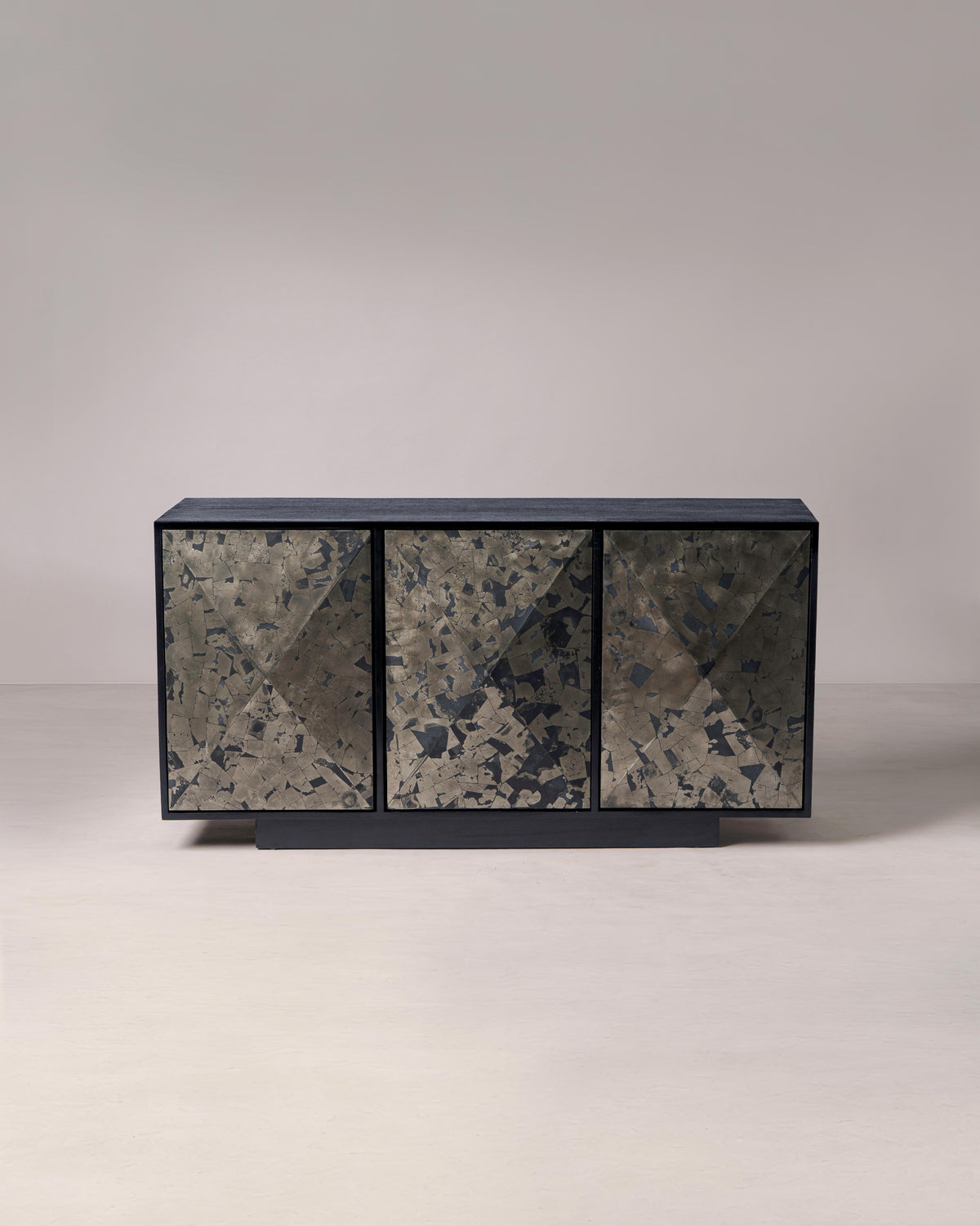 Chagall Wooden Sideboard with Pyrite Doors