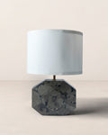 Schiele Wooden/Pyrite Table Lamp
