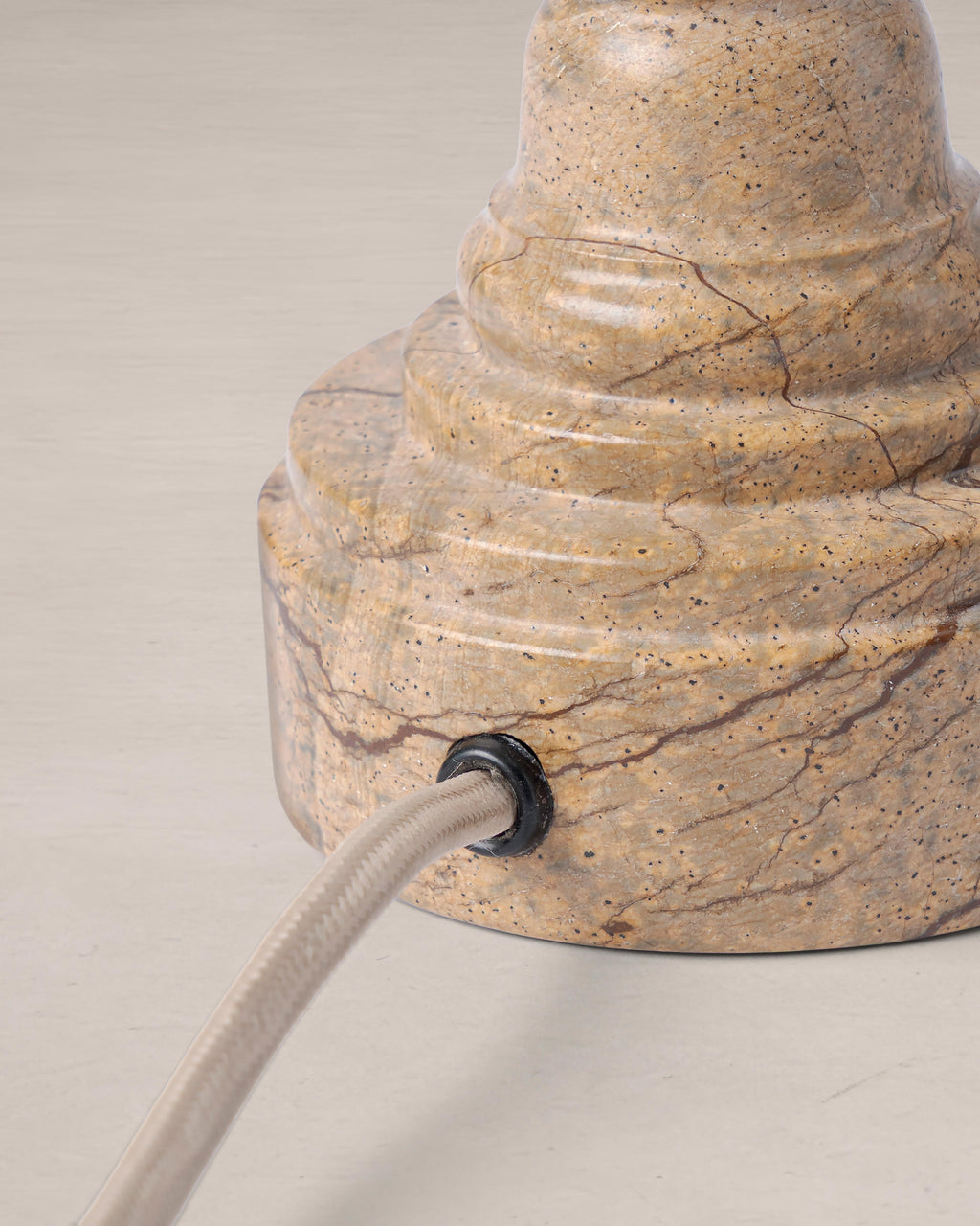Caesar Stone Carved Lamp