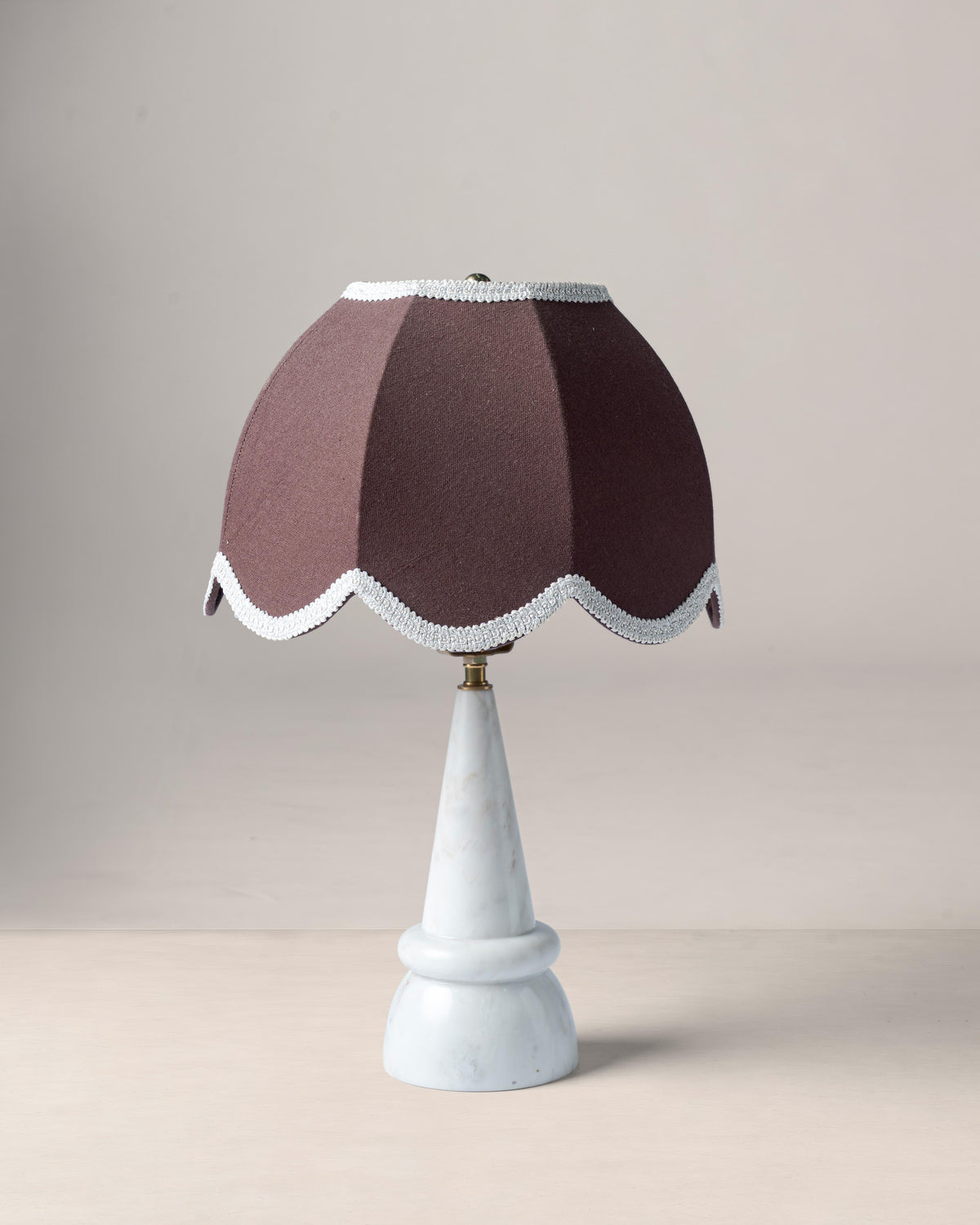 Mouille Stone Carved Lamp