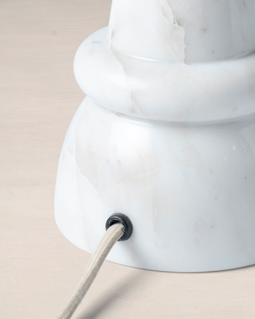 Mouille Stone Carved Lamp