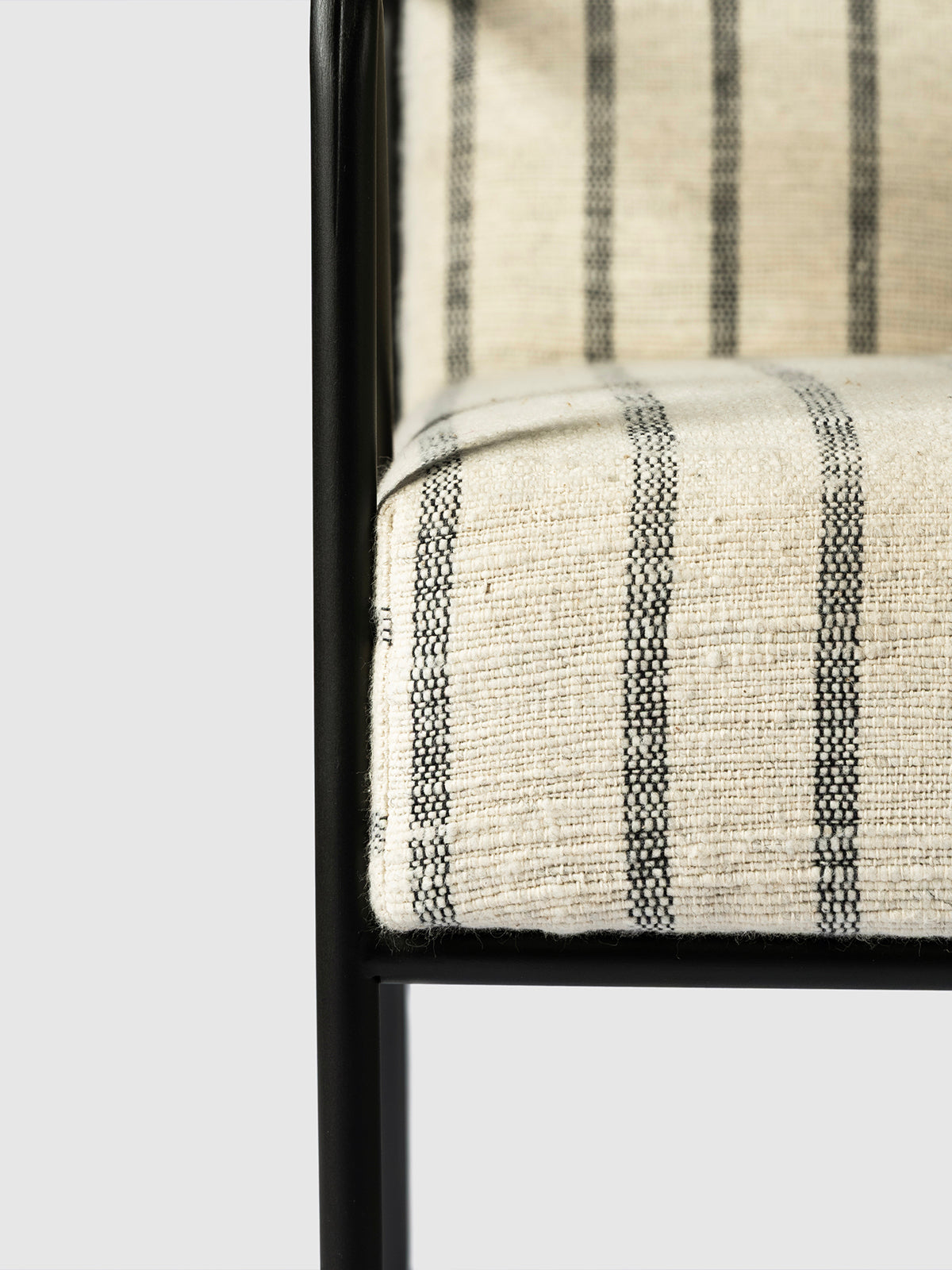 Wooden Upholstered Armchair