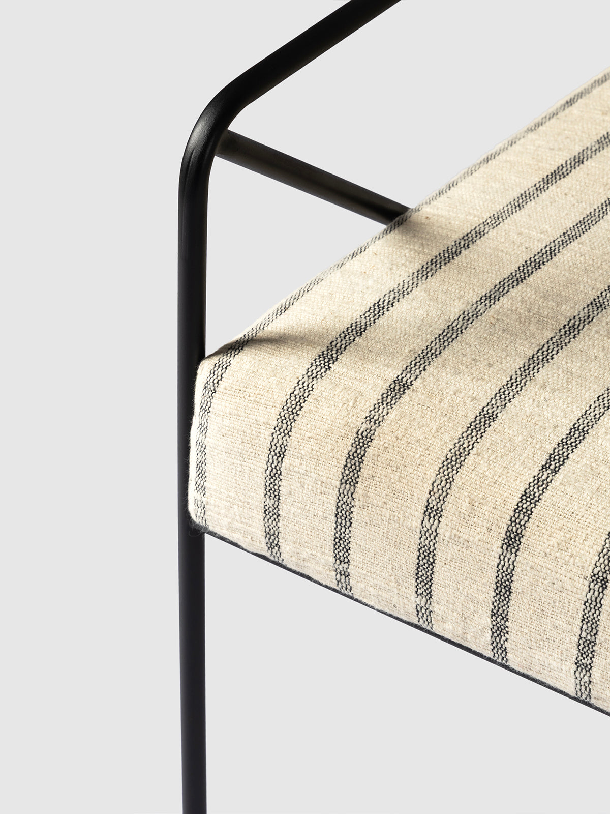 Wooden Upholstered Armchair