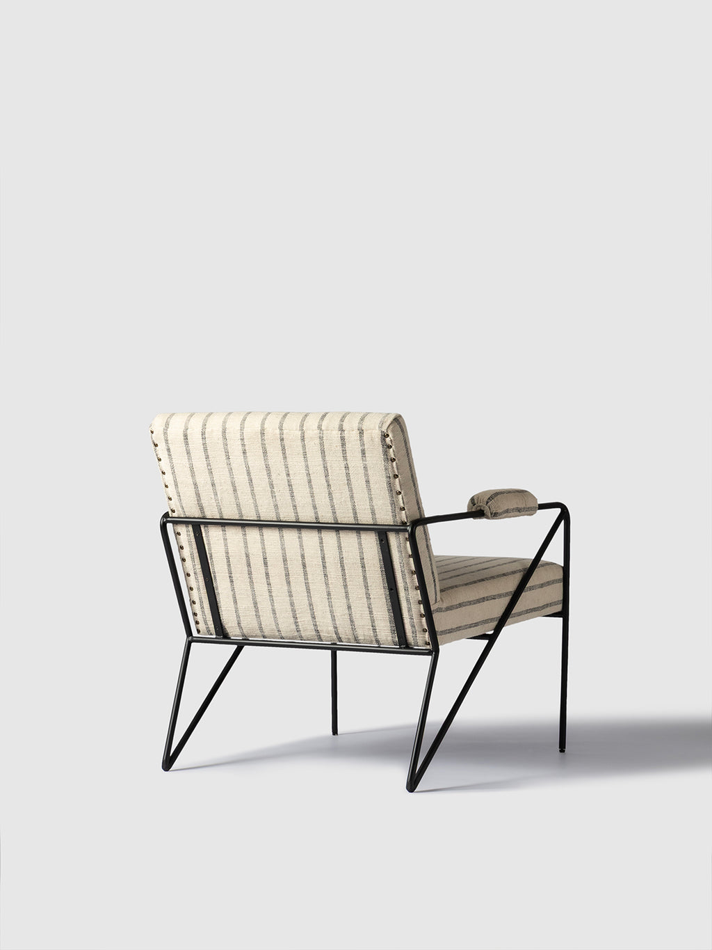 Wooden Upholstered Armchair