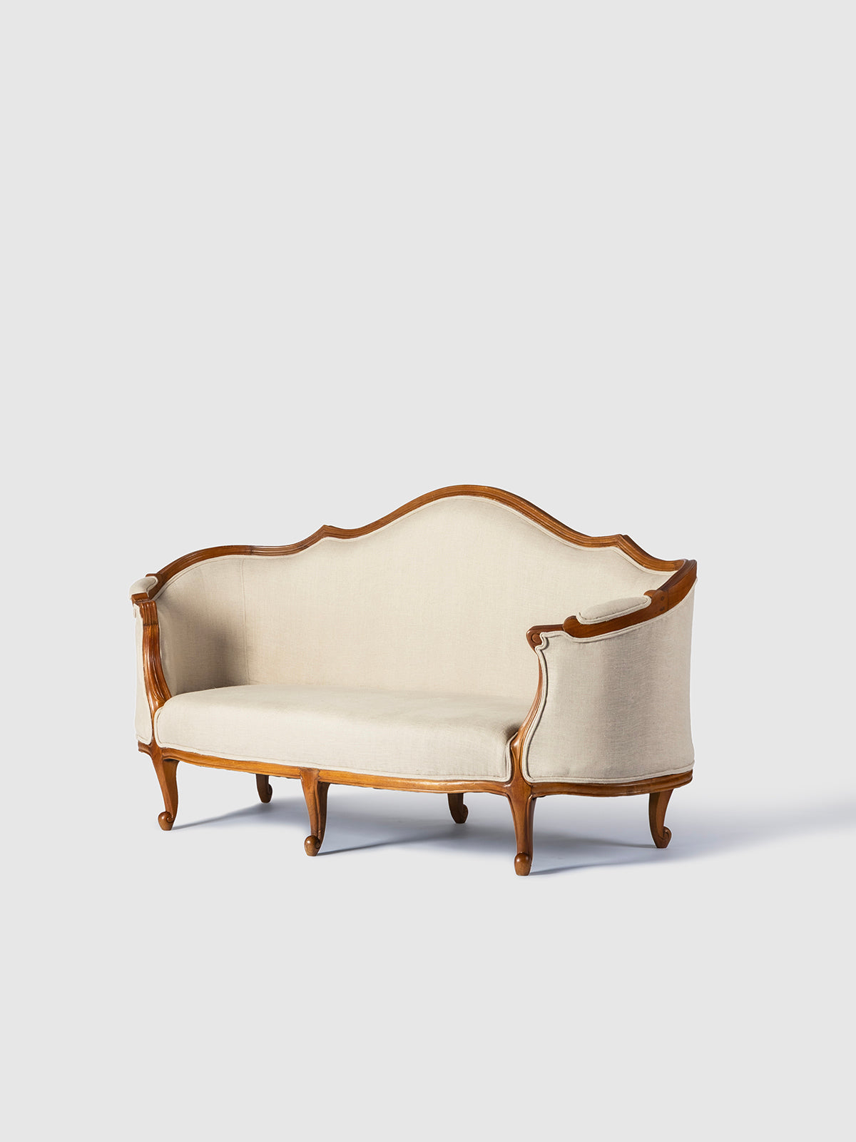 Wooden Upholstered Sofa