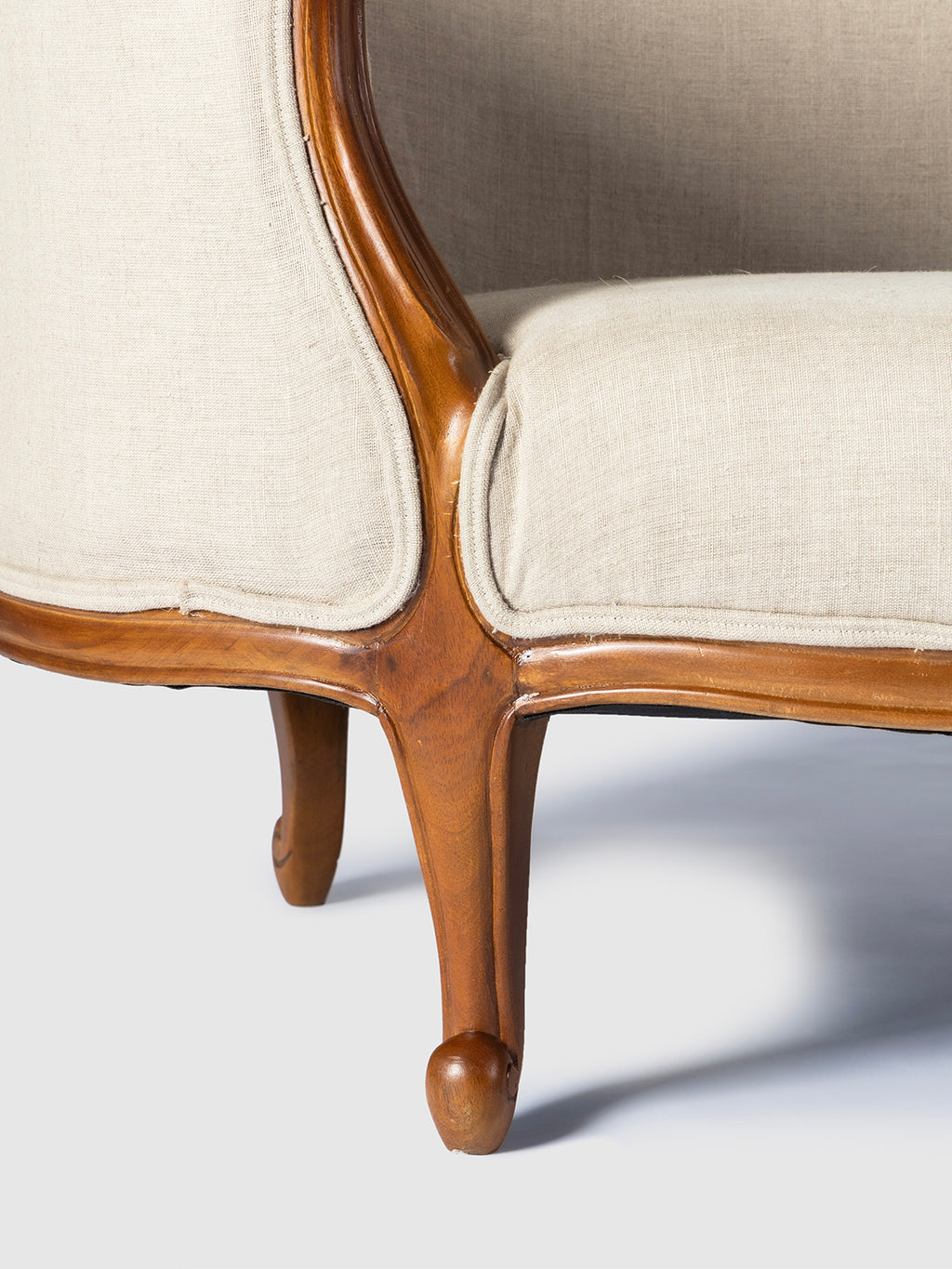 Wooden Upholstered Sofa