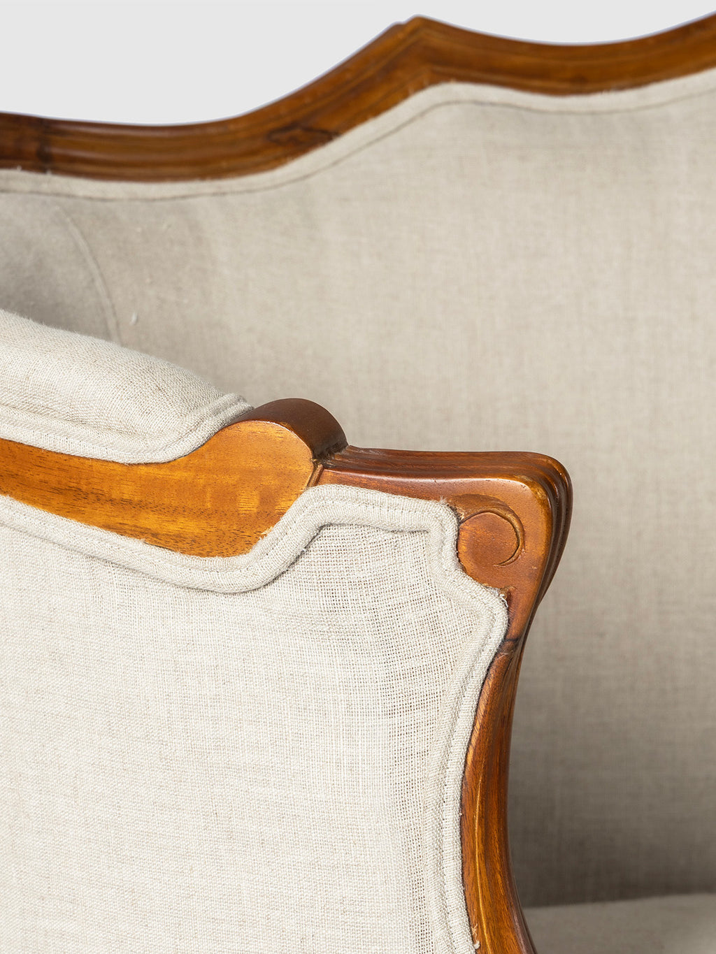 Wooden Upholstered Sofa