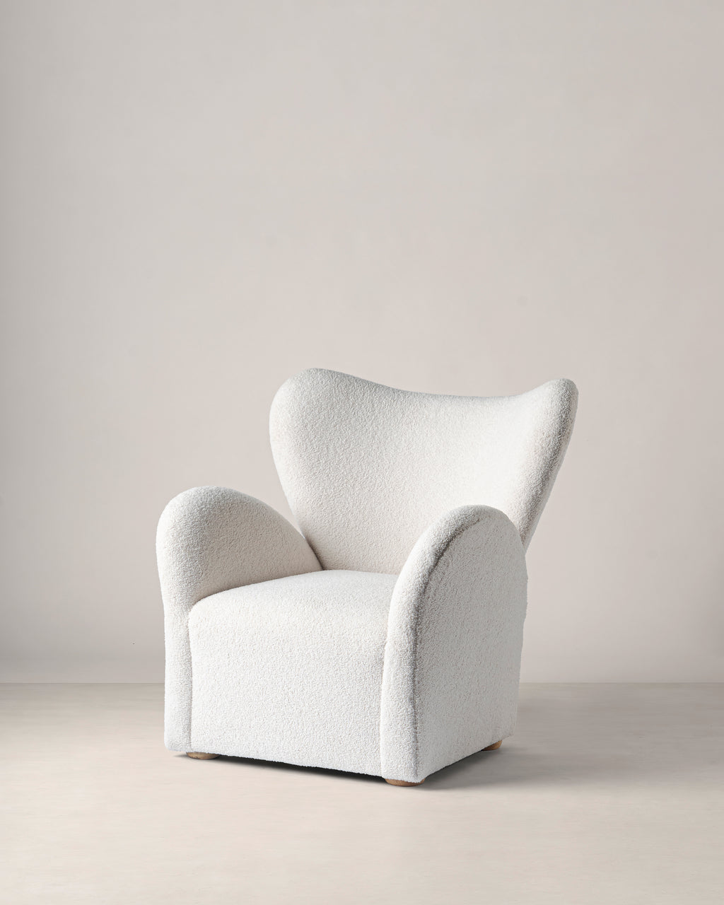 Vermeer Wooden Upholstered Armchair