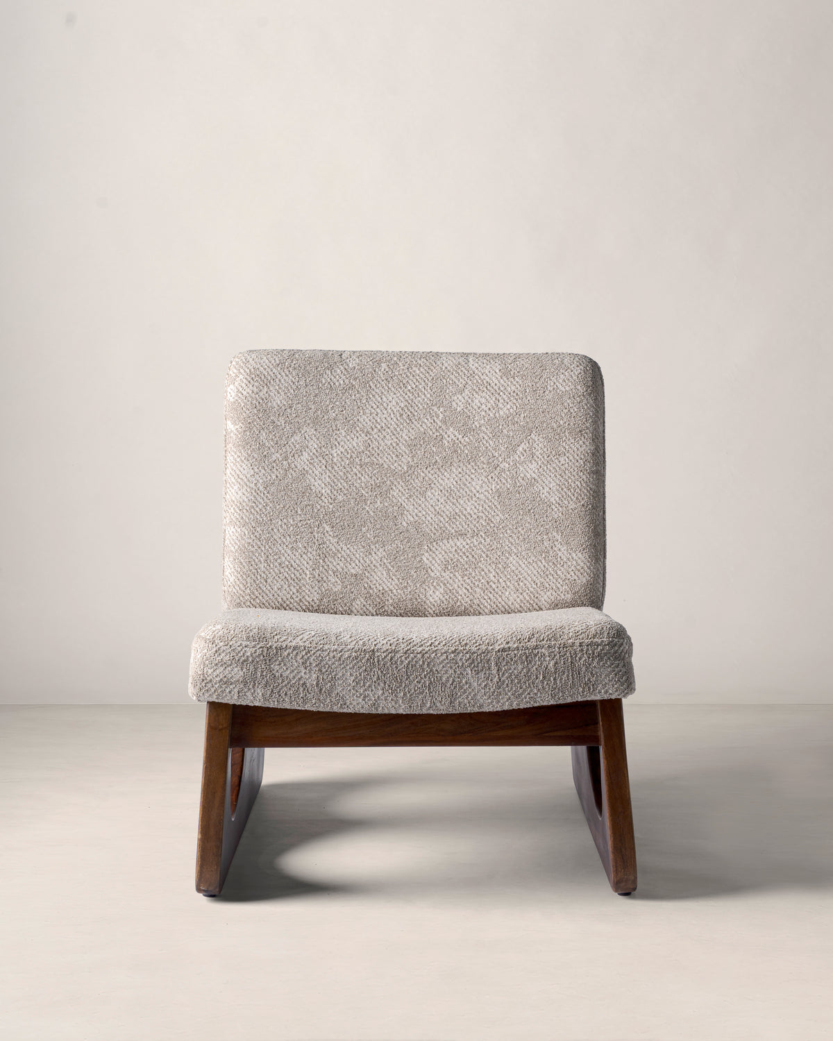 Picasso Wooden Upholstered Accent Chair
