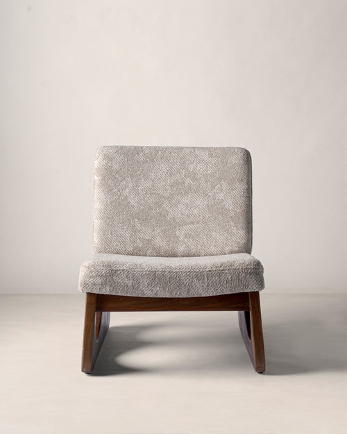 Picasso Wooden Upholstered Accent Chair