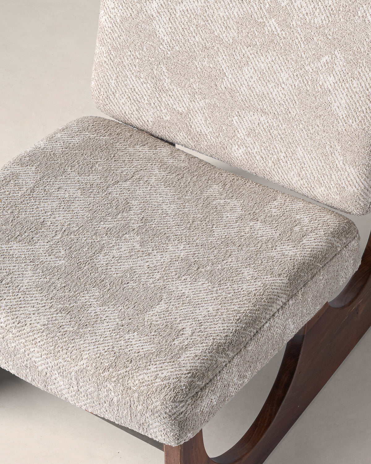 Picasso Wooden Upholstered Accent Chair