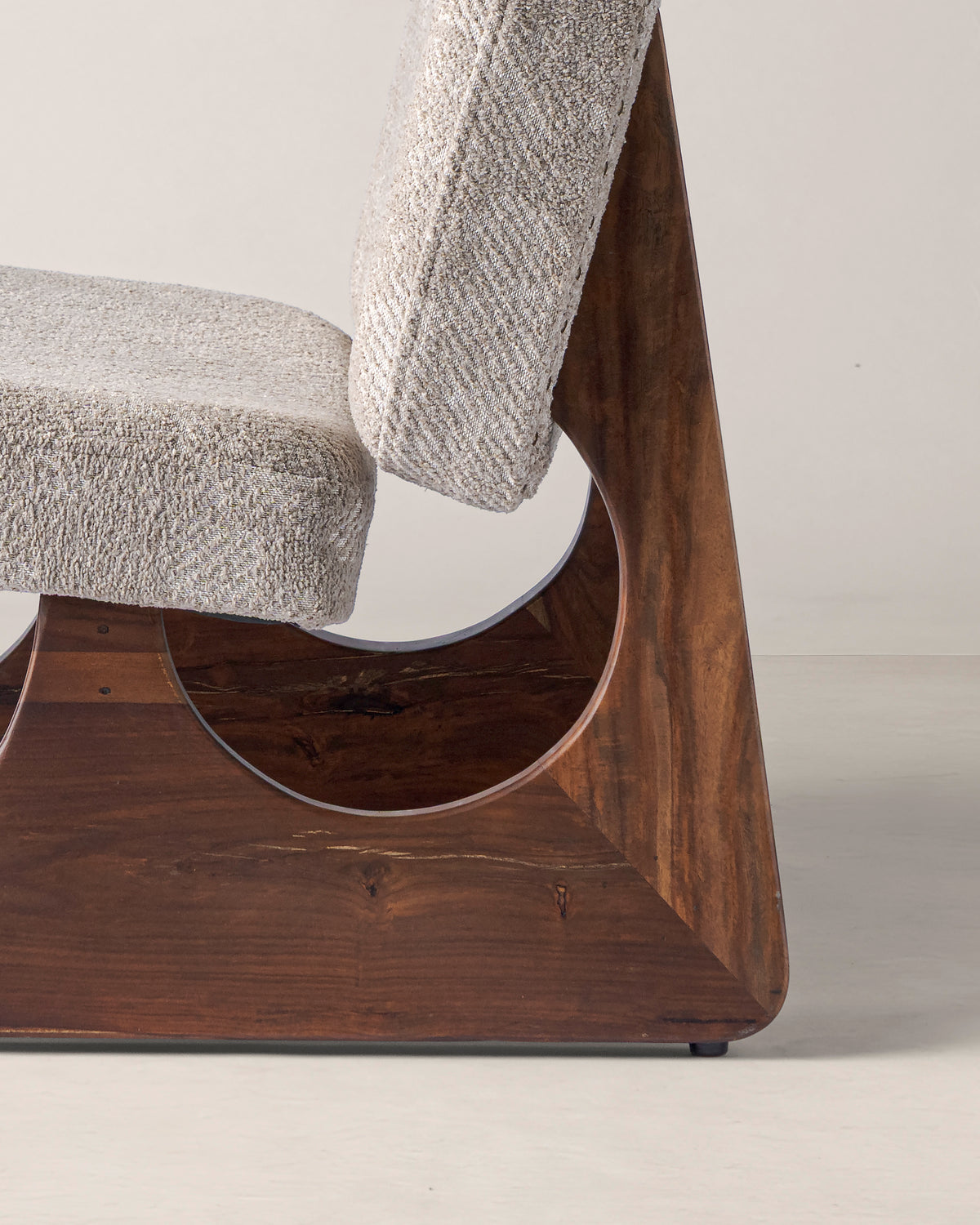 Picasso Wooden Upholstered Accent Chair