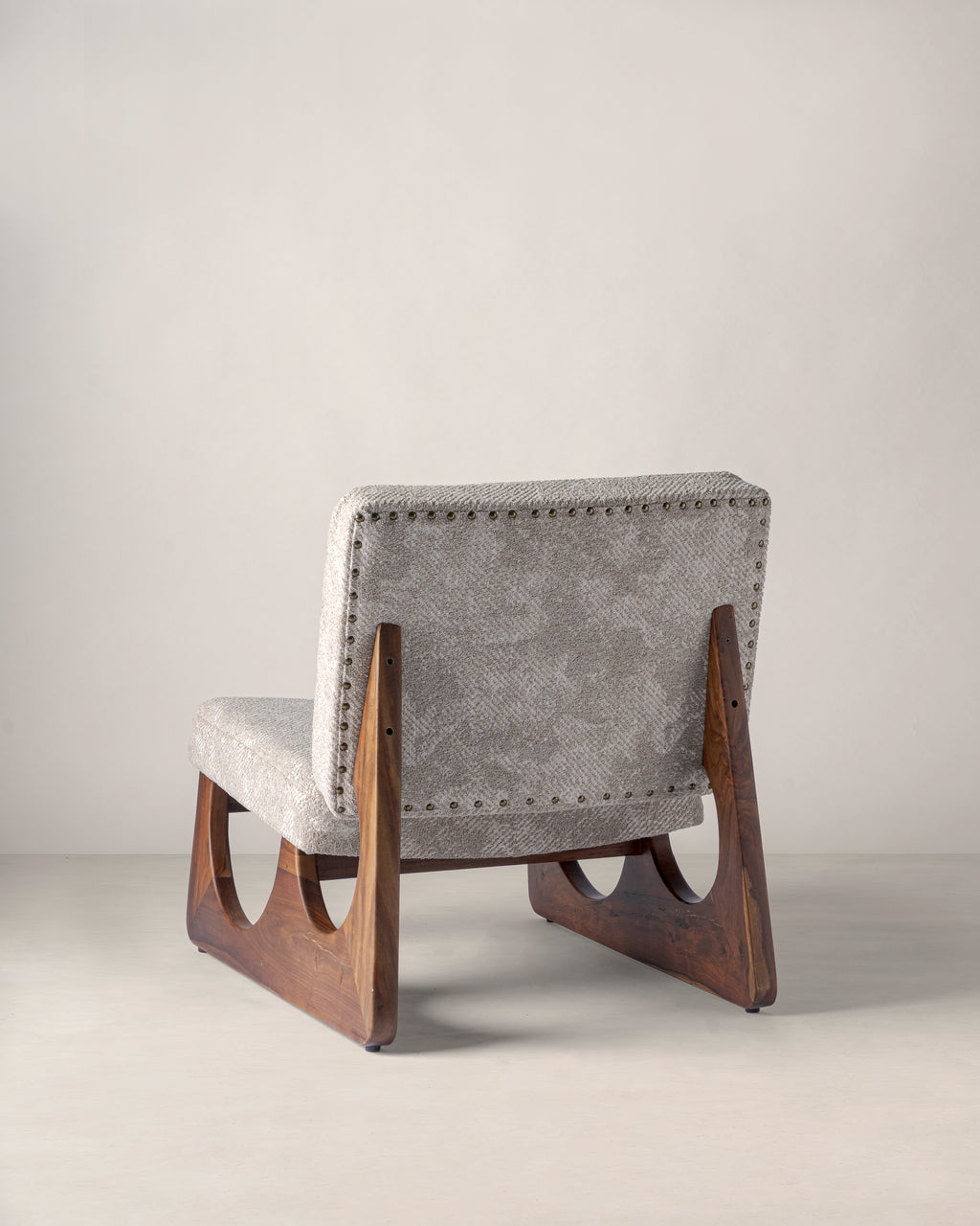 Picasso Wooden Upholstered Accent Chair